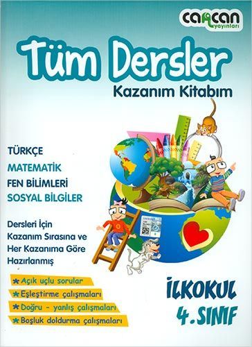 Cancan 4. Sınıf Tüm Dersler Kazanım Kitabım Cancan Yayınları Cancan 4. Sınıf Tüm Dersler Kazanım Kitabım Cancan Yayınları