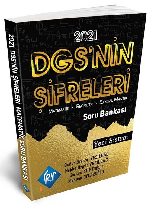 KR Akademi 2021 DGS nin Şifreleri Soru Bankası Çözümlü KR Akademi Yayınları
