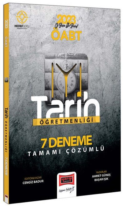 Yargı 2023 ÖABT Tarih Öğretmenliği Hedef 7 Deneme Çözümlü - Cengiz Badur Ahmet Güneş Başar Işık Yargı Yayınları Yargı 2023 ÖABT Tarih Öğretmenliği Hedef 7 Deneme Çözümlü - Cengiz Badur Ahmet Güneş Başar Işık Yargı Yayınları