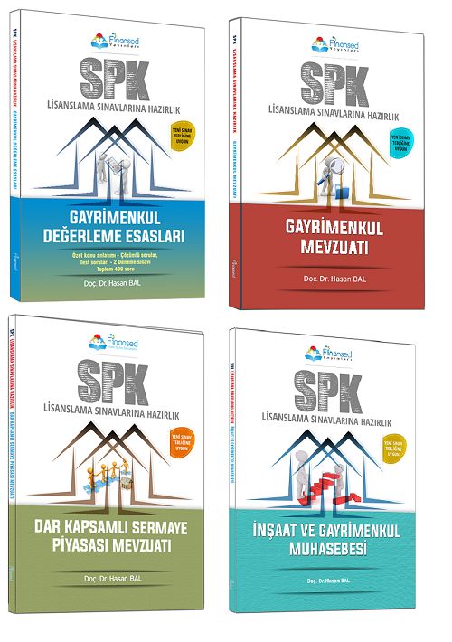 Finansed SPK Gayrimenkul Değerleme Konu Anlatımlı 4 lü Set Finansed Yayınları