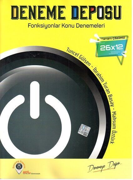 Deneme Deposu YKS TYT Fonksiyonlar Konu Denemeleri Deneme Deposu Yayınları Deneme Deposu YKS TYT Fonksiyonlar Konu Denemeleri Deneme Deposu Yayınları
