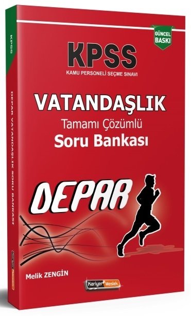 Kariyer Meslek KPSS Vatandaşlık DEPAR Soru Bankası Çözümlü - Melik Zengin Kariyer Meslek Yayınları Kariyer Meslek KPSS Vatandaşlık DEPAR Soru Bankası Çözümlü - Melik Zengin Kariyer Meslek Yayınları