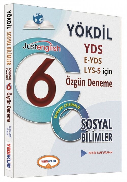 Yediiklim YÖKDİL YDS Sosyal Bilimler 6 Özgün Deneme Çözümlü Yediiklim Yayınları Yediiklim YÖKDİL YDS Sosyal Bilimler 6 Özgün Deneme Çözümlü Yediiklim Yayınları