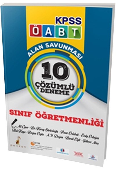 Pelikan 2018 ÖABT Sınıf Öğretmenliği Çözümlü 10 Deneme Pelikan Yayınevi EN9488 Pelikan 2018 ÖABT Sınıf Öğretmenliği Çözümlü 10 Deneme Pelikan Yayınevi EN9488