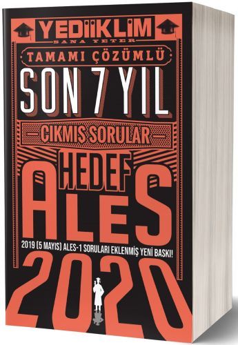 Yediiklim 2020 ALES HEDEF Çıkmış Sorular Son 7 Yıl Çözümlü Yediiklim Yayınları Yediiklim 2020 ALES HEDEF Çıkmış Sorular Son 7 Yıl Çözümlü Yediiklim Yayınları