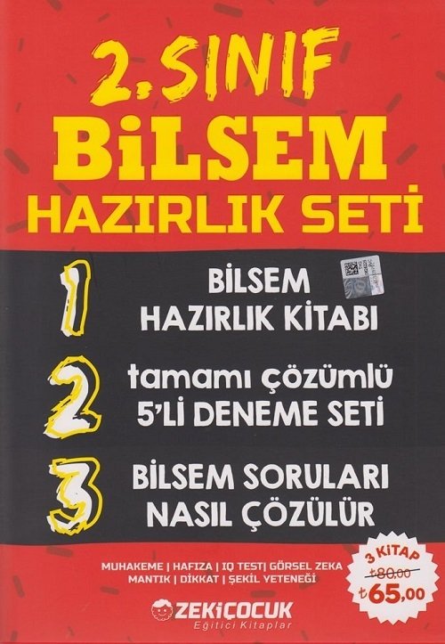 Zeki Çocuk 2. Sınıf Bilsem Hazırlık Seti Zeki Çocuk Yayınları Zeki Çocuk 2. Sınıf Bilsem Hazırlık Seti Zeki Çocuk Yayınları