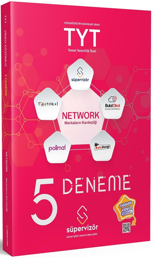 Süpervizör YKS TYT Network 5 li Karma Deneme Süpervizör Yayınları Süpervizör YKS TYT Network 5 li Karma Deneme Süpervizör Yayınları