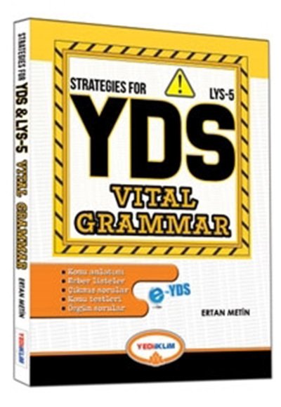 Yediiklim Vital Grammar Strategies For YDS LYS-5 Yediiklim Yayınları Yediiklim Vital Grammar Strategies For YDS LYS-5 Yediiklim Yayınları