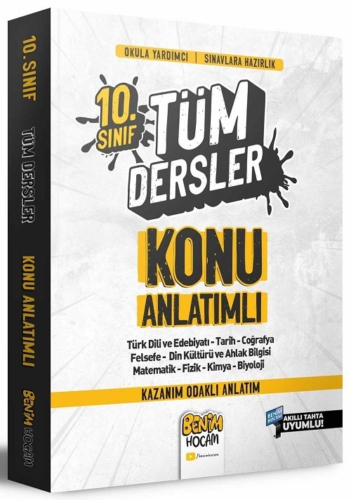 Benim Hocam 10. Sınıf Tüm Dersler Konu Anlatımlı Benim Hocam Yayınları Benim Hocam 10. Sınıf Tüm Dersler Konu Anlatımlı Benim Hocam Yayınları