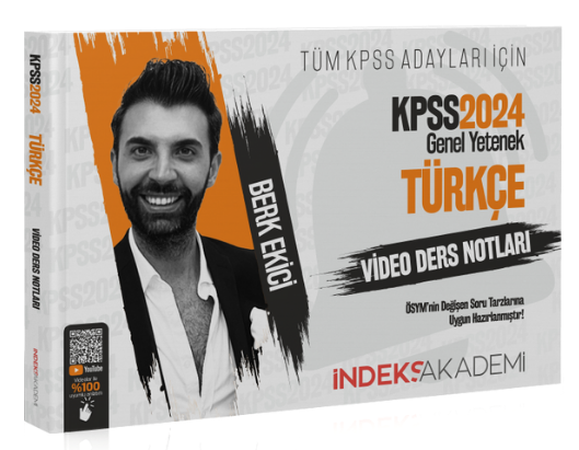 İndeks Akademi 2024 KPSS Türkçe Video Ders Notları - Berk Ekici İndeks Akademi Yayıncılık İndeks Akademi 2024 KPSS Türkçe Video Ders Notları - Berk Ekici İndeks Akademi Yayıncılık