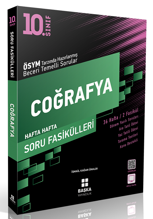 Başka 10. Sınıf Coğrafya Hafta Hafta Soru Fasikülleri Başka Yayınları Başka 10. Sınıf Coğrafya Hafta Hafta Soru Fasikülleri Başka Yayınları