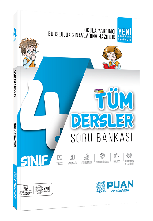 Puan 4. Sınıf Tüm Dersler Soru Bankası Puan Yayınları YC7604 Puan 4. Sınıf Tüm Dersler Soru Bankası Puan Yayınları YC7604