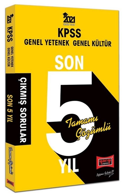 Yargı 2021 KPSS Genel Yetenek Genel Kültür Çıkmış Sorular Son 5 Yıl Çözümlü Yargı Yayınları TU10273 Yargı 2021 KPSS Genel Yetenek Genel Kültür Çıkmış Sorular Son 5 Yıl Çözümlü Yargı Yayınları TU10273