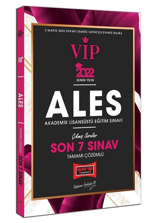 Yargı 2022 ALES VIP Çıkmış Sorular Son 7 Sınav Çözümlü Yargı Yayınları Yargı 2022 ALES VIP Çıkmış Sorular Son 7 Sınav Çözümlü Yargı Yayınları