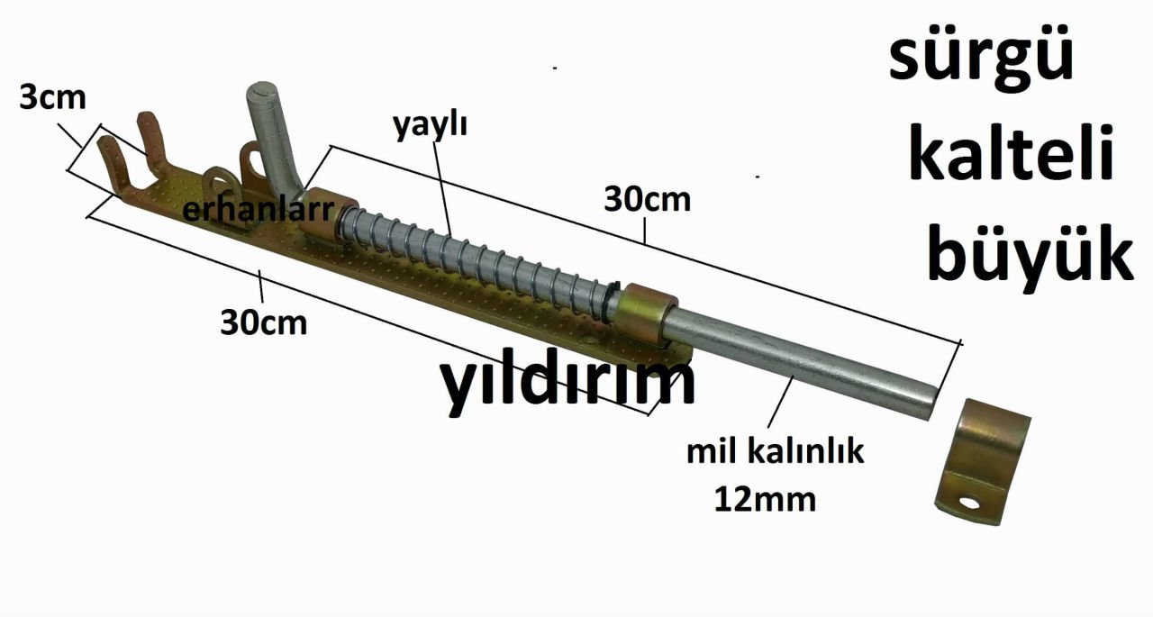 Ennalbur Ferforje Demir Kapi Surgusu 10 Cm Fiyati