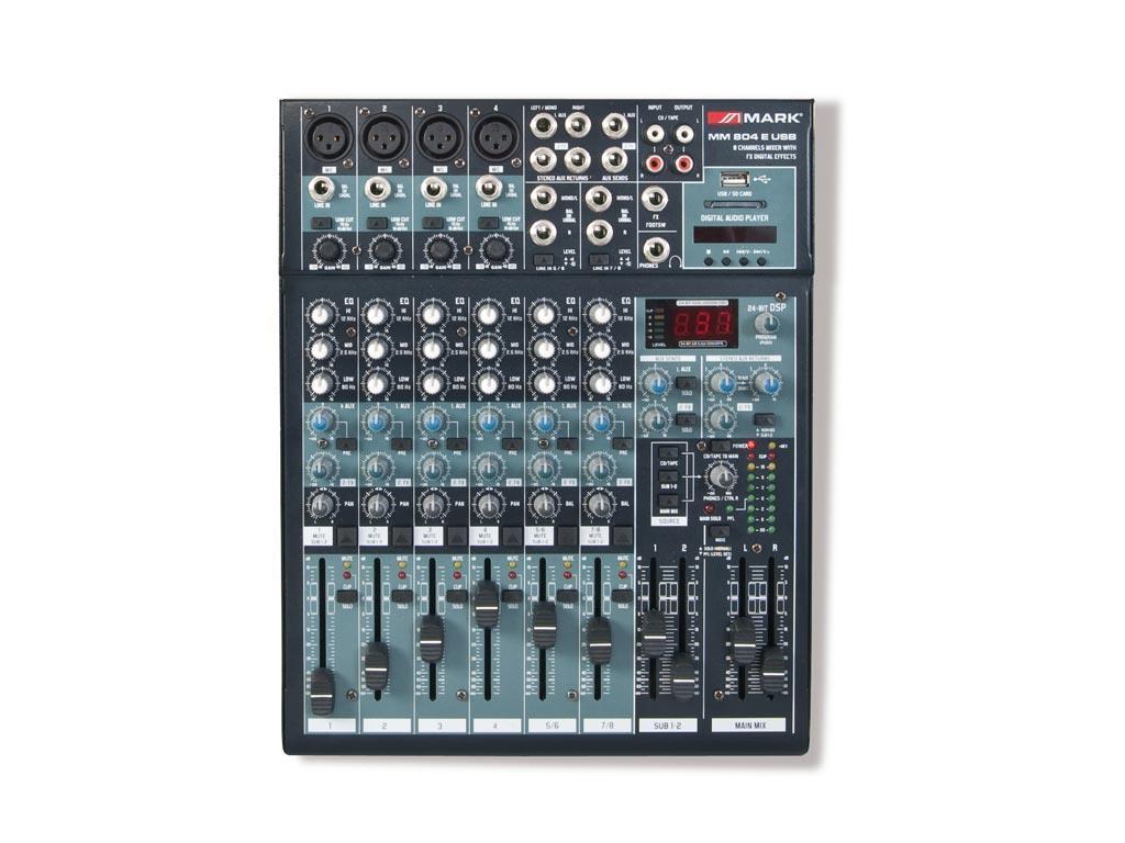 MARK MM 804E USB 6 Kanal Efektli Mikser