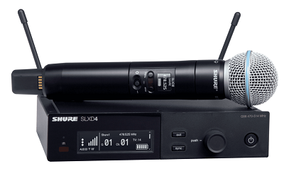 Shure SLXD24E/B58 El Tipi Kablosuz Mikrofon NZ7255