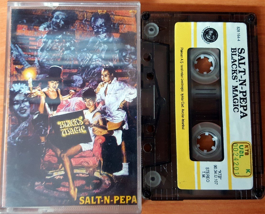 Salt 'N' pepa - blacks' Magıc (1990) plaksan cassette made ı...
