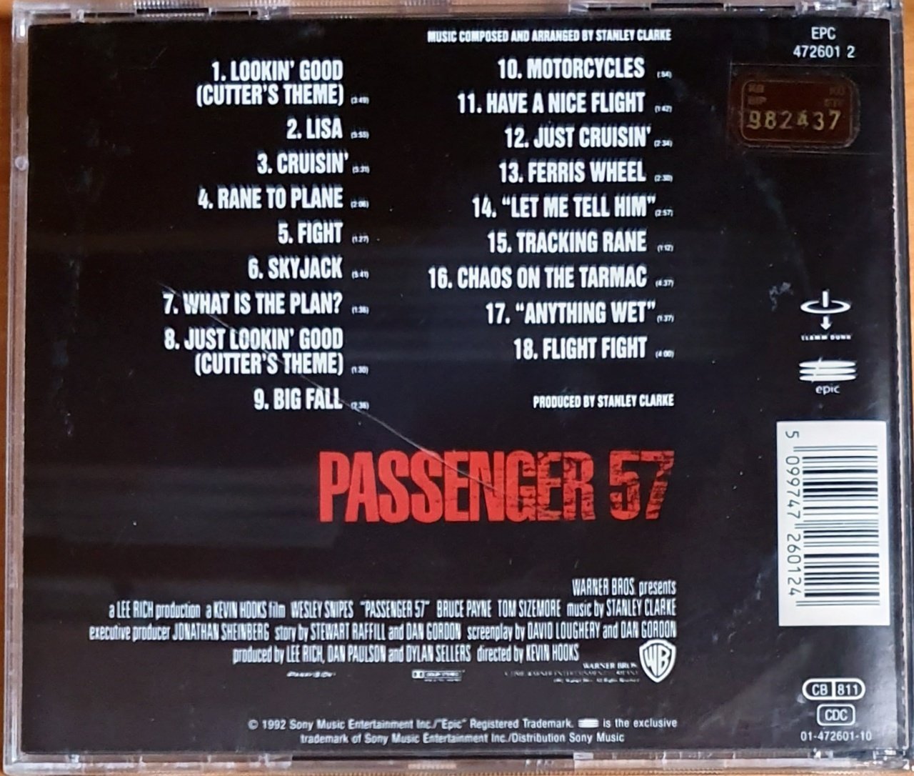 stanley clarke passenger 57 main title