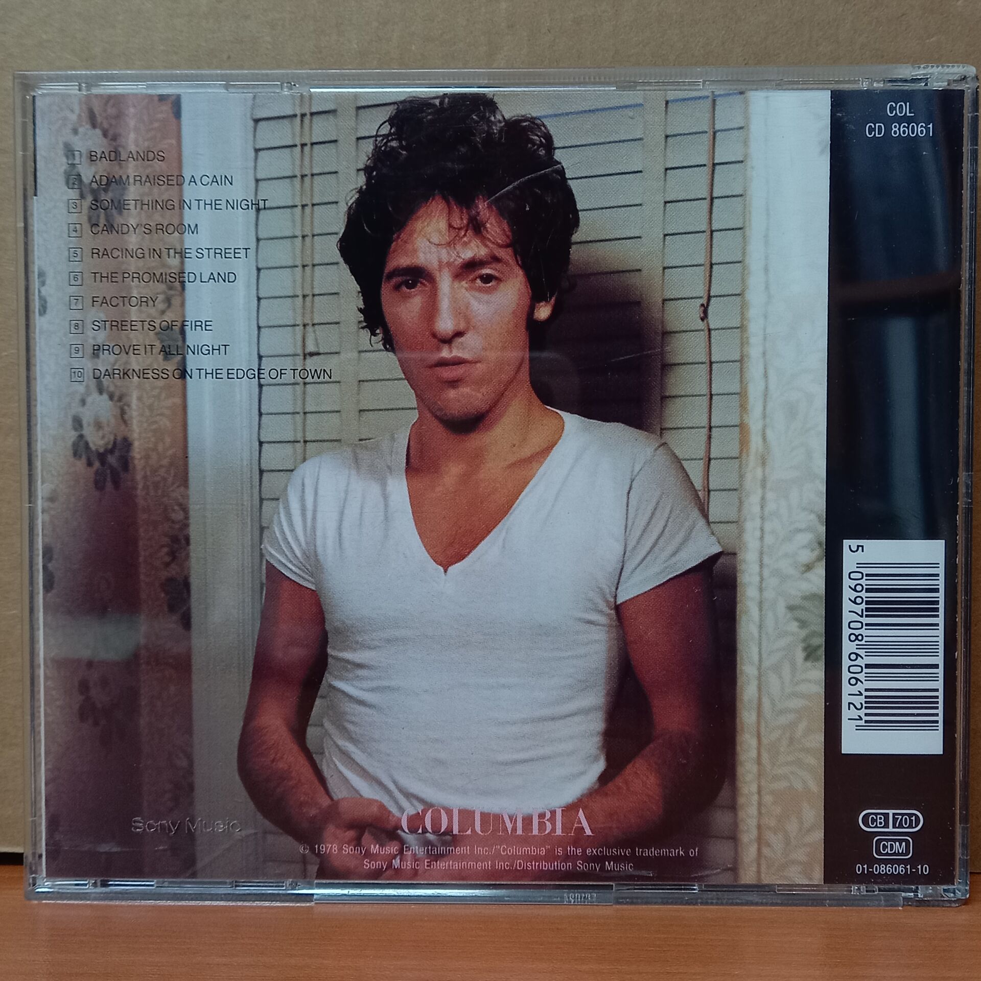 BRUCE SPRINGSTEEN - DARKNESS ON THE EDGE OF TOWN (1978) - CD 2.EL