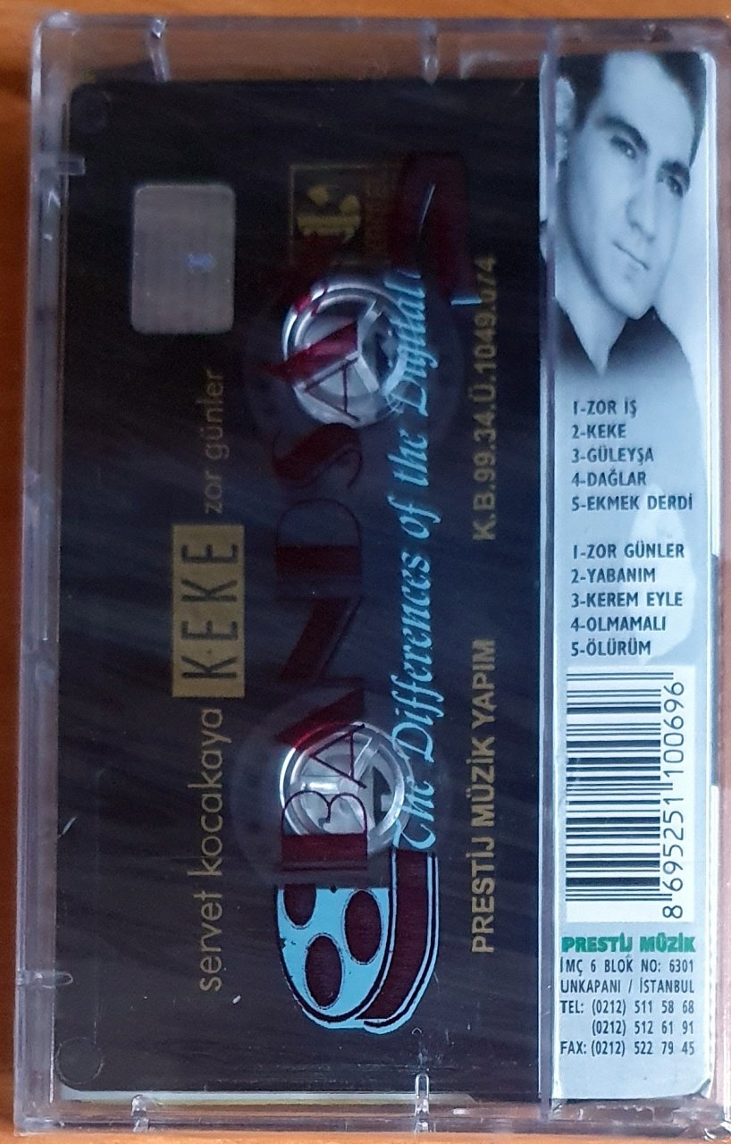 SERVET KOCAKAYA KEKE / ZOR GÜNLER (1999) KASET SIFIR