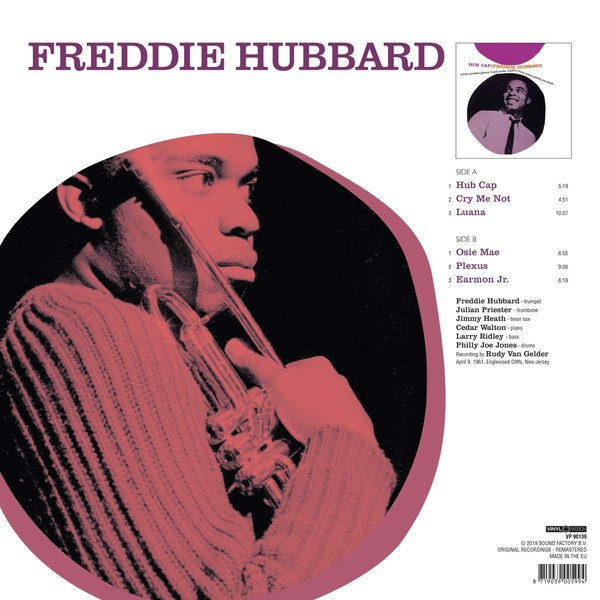 Freddie Hubbard Hub Cap 1961 Lp 2019 Edition Sifir Plak