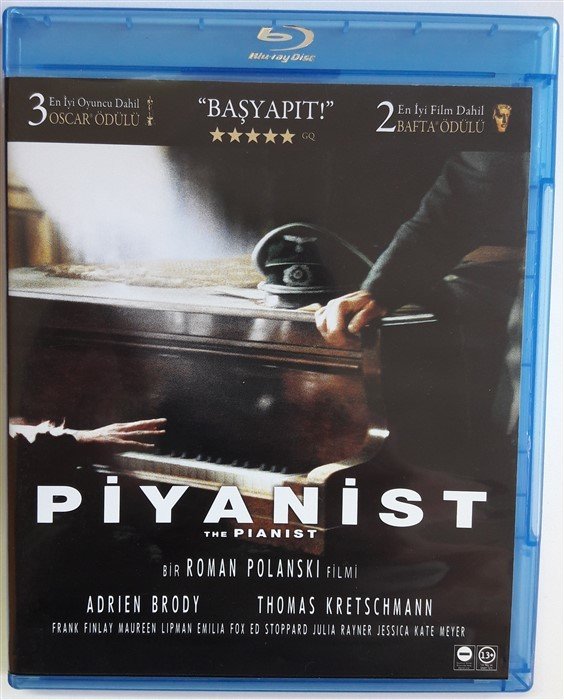 PİYANİST - THE PIANIST - ADRIEN BRODY - ROMAN POLANSKI - BLU-RAY 2.EL