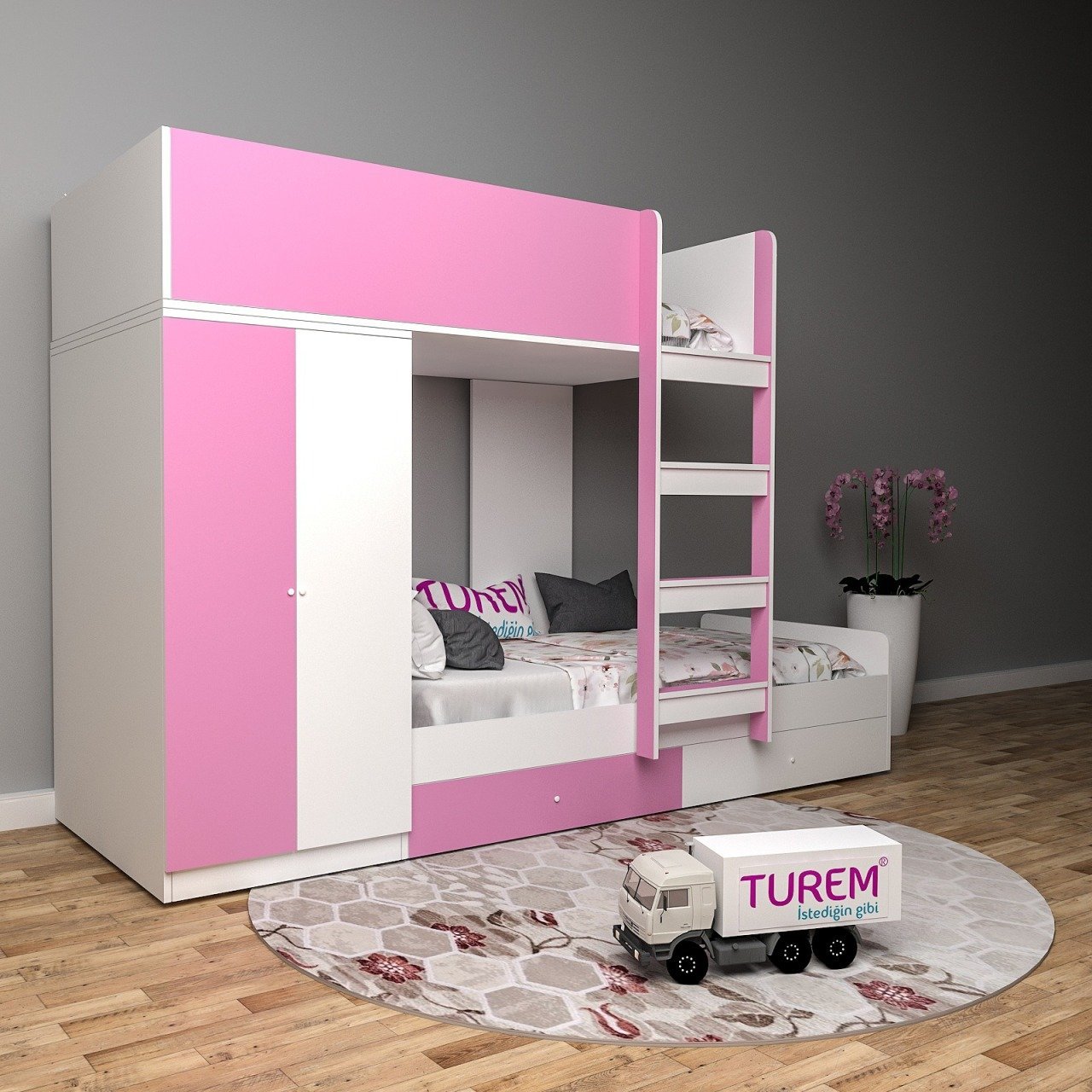 Meşe Dolaplı Ranza