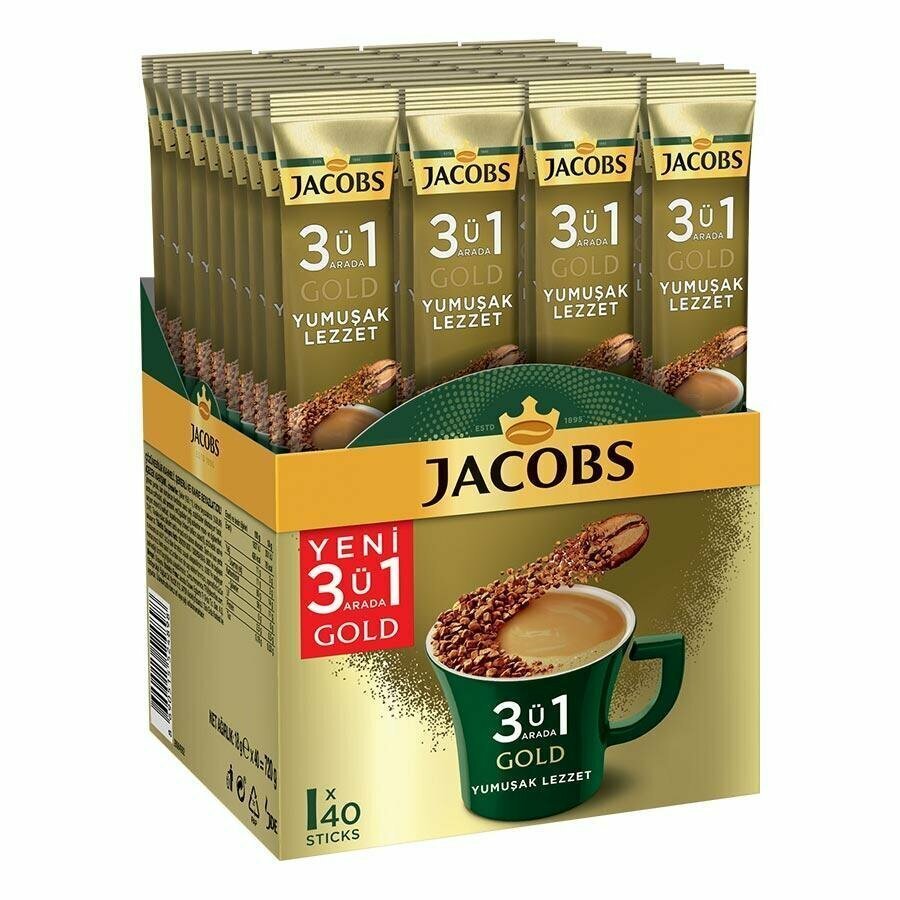 Jacobsjacobs 3 U 1 Arada Gold Yumusak Lezzet Kahve 18g 40 Adet39 00 Tl