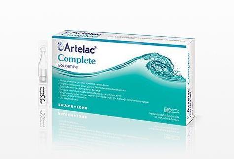 Bausch Lomb Artelac Complete Goz Damlasi 30x05 Ml Evde Eczane