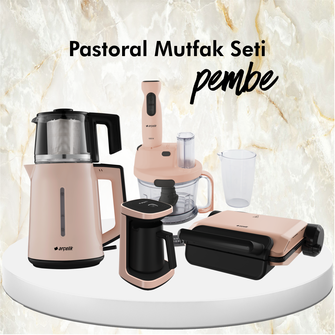 Arcelik Pastoral Pembe Mutfak Seti Fiyati Ve Ozellikleri Hepsinialalim
