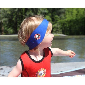 owli swimwarm kulak koruyucu mavi bebek kidolina