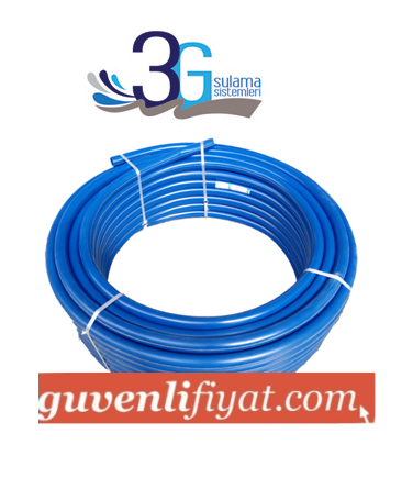 25 mm 6 atu 100 mt mavi kangal boru 3g sulama mavi kangal boru 289 10 tl
