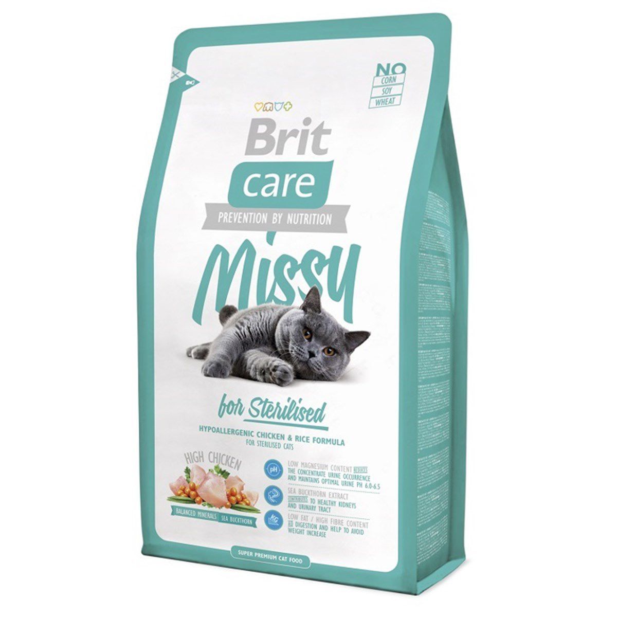 Brit Care Missy Tavuk ve Pirinçli Kısırlaştırılmış Kedi Maması 2 Kg.