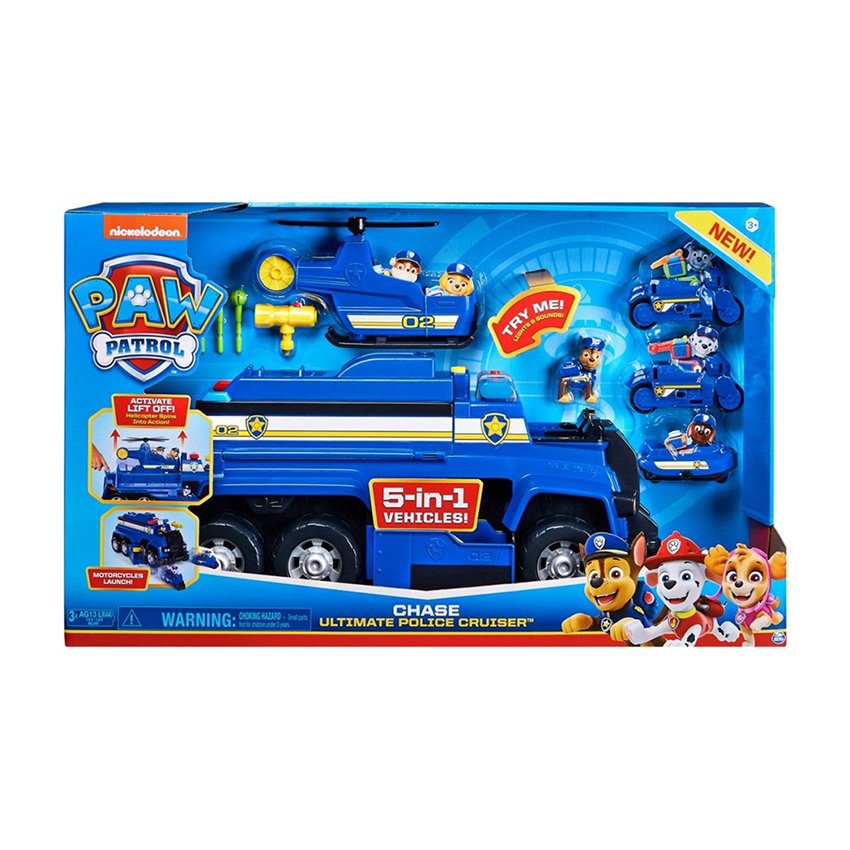 paw patrol chase ultimate police cruiser ride on