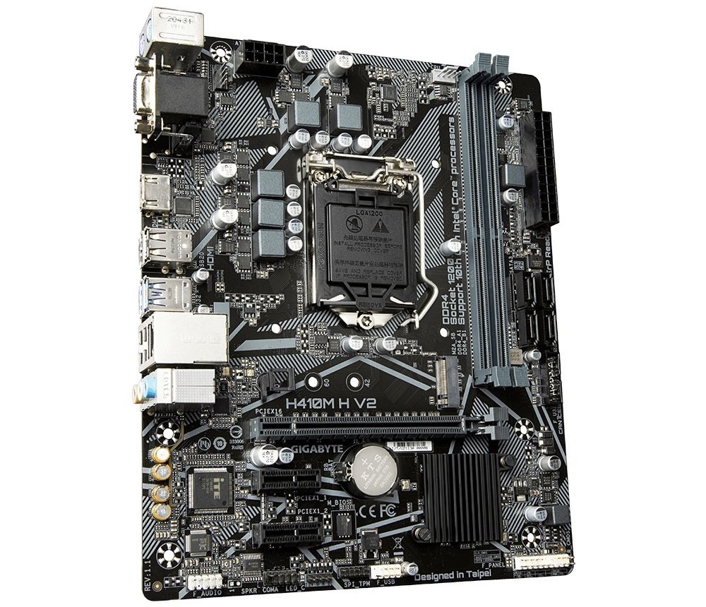 Gigabyte h410m установка m2