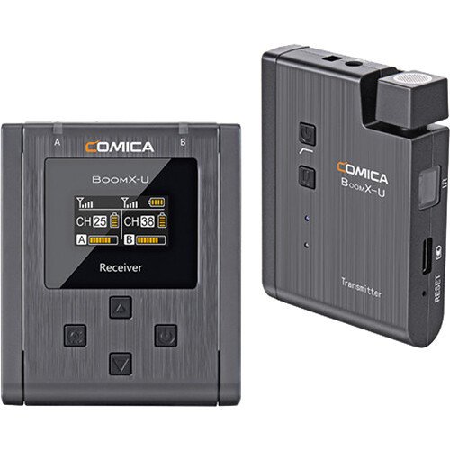 Comica BoomX-U U1 Mini Tekli Yaka Röportaj Mikrofonu                                                        