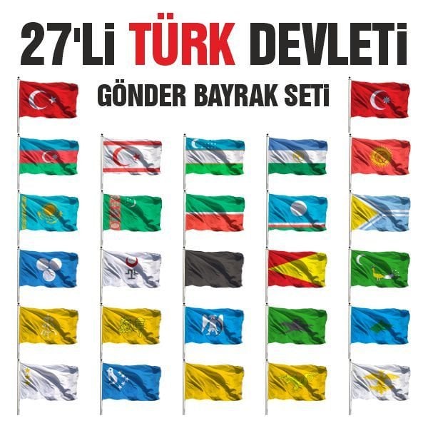 27'li Türk Devletleri Seti 50x75- Sopalı Ölçüleri Ve Fiyatları ...