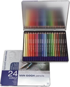 Van Gogh Colour Kuru Boya Kalemi Metal Kutu 24'lü