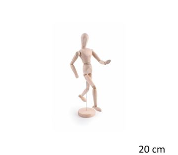 Ahşap Model Mankeni İnsan Figürü 20 cm
