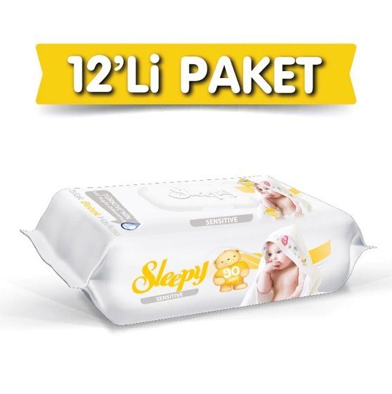 Sleepy Sensitive Islak Mendil 12li Fırsat Paketi Online Bebek Market