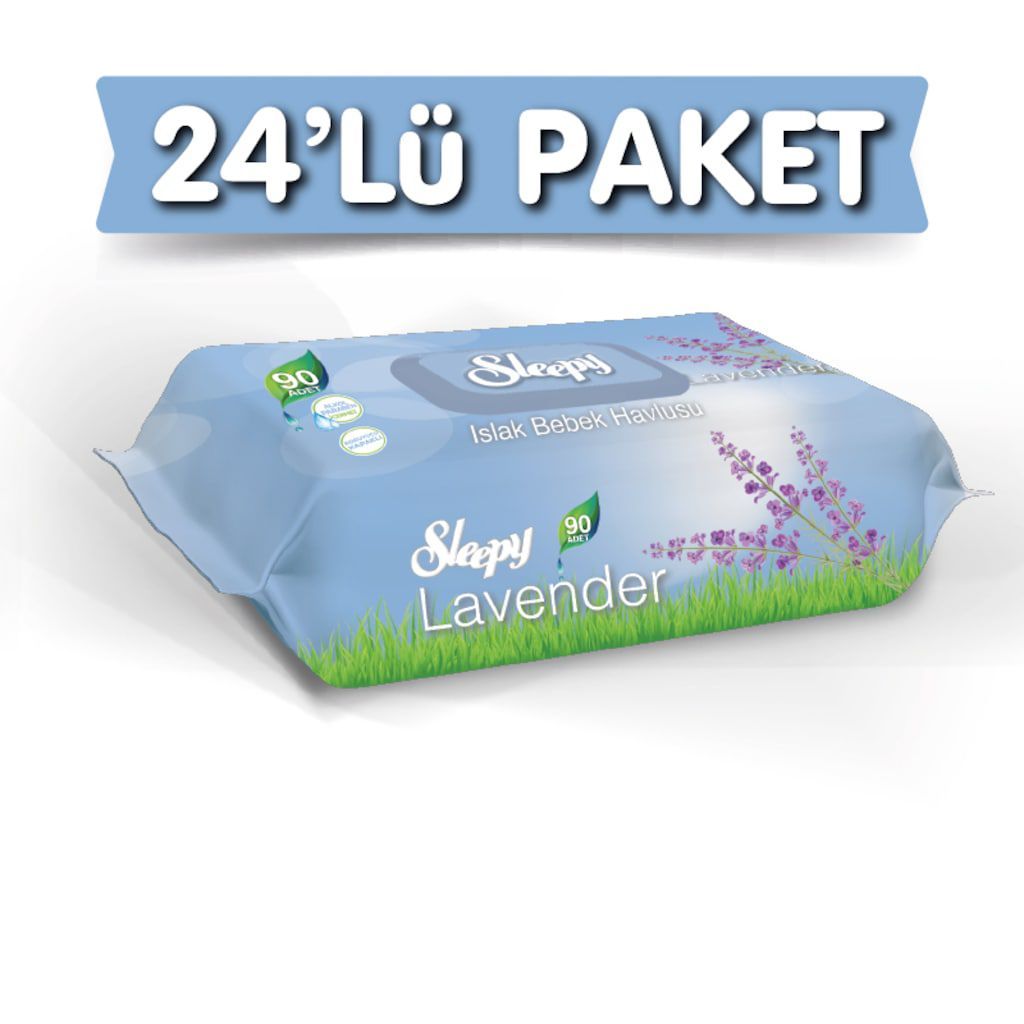 Sleepy Lavanta Islak Mendil 24lu Fırsat Paketi 24x90 2160 Yaprak