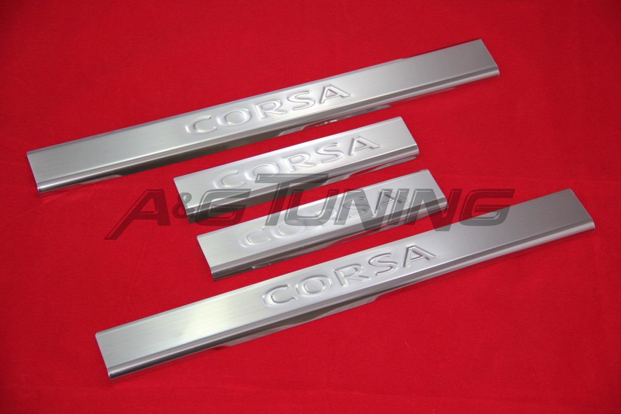 opel corsa c krom kapi esigi tk 2000 2006 4kapi paslanmaz celik
