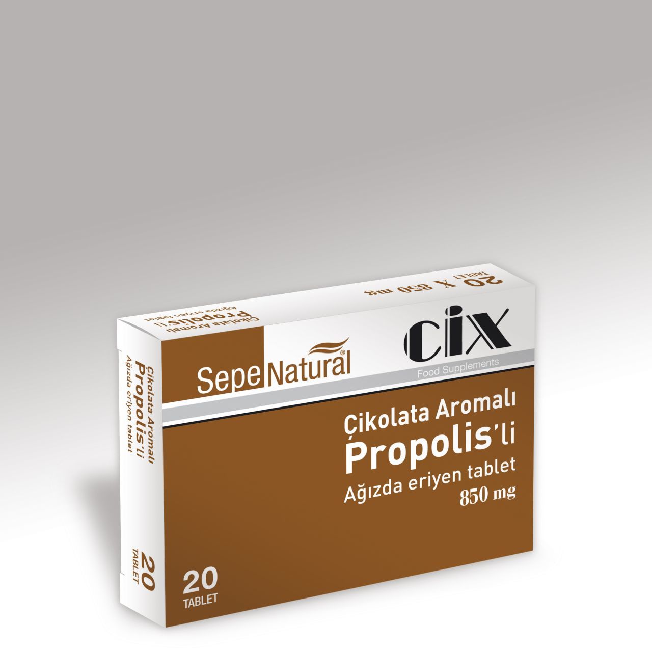 Propolis 20 Ağızda Eriyen Çikolata Aromalı Tablet x 850 mg Fiyatı 16,84