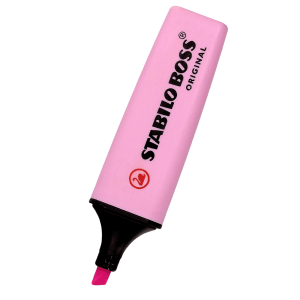 stabilo boss original pastel fosforlu kalem buzlu fusya