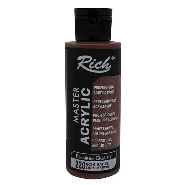Rich Master Akrilik Boya 120 cc Açık Kahve Fiyatları