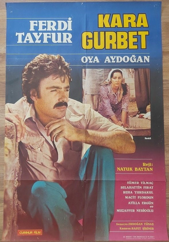 Ferdi Tayfur Oya Aydogan Kara Gurbet Film Afisi