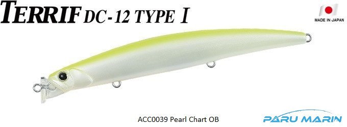 Duo Terrif Dc-12 Type 1 ACC0039 / Pearl Chart OB