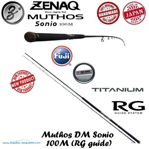 Zenaq Defi Muthos Sonio 100M RG Guide 305 cm 10-100 gr. Shore Jigging Olta  Kamışı