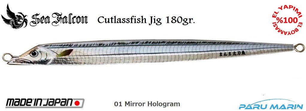 Sea Falcon Cutlassfish Long 180gr. 01 Mirror Holo